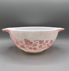 Pyrex Vintage Pink Gooseberry Cinderella Bowl #442 1.5 quart Rough shape/ Faded
