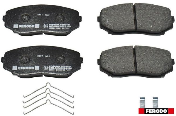Ferodo FDB5285 Bremsbelagsatz FüR Scheibenbremse Bremsbelagsatz FüR Mitsubishi-image
