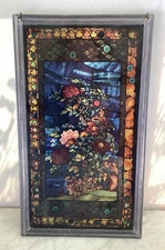 VTG John La Farge Peonies Glassmasters Stained Glass MMA Metropolitan Museum