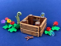 Lego® Kompost Komposthaufen Garten Blume Pflanze Tier Holz Brett Moc Biene KäFer