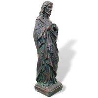 Skulptur Jesus Heiligenfigur 82Cm Figur Statue Kunststein Antik-Stil
