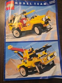 LEGO 1986 Set 5510 Model Team Off Road 4x4 & Tow Truck w/Manual 100% Complete