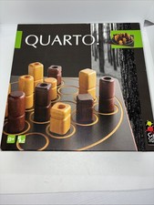 Vtg Quarto Wood Board Game Strategy Logic Chess Like Tabletop 2 Player C1991