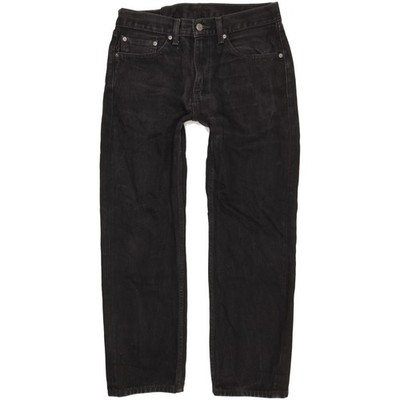 Levi's 505  Herren Schwarz Straight Regular  Jeans W33 L28 (109370)
