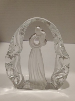 Circle Of Love '' So Wonderful'' Clear/Frosted Crystal Cake Topper Knick Knack