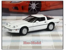 AUTOart 1:18 Corvette 1986 Alloy Diecast Model Car Gift Collectibles White/Black
