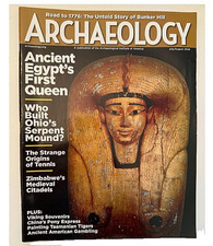 Archaeology Magazine July/Aug 2026 Egyptian Queen Serpent Mound Tennis Zimbabwe