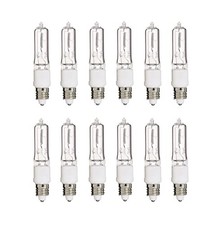 S3109/12 250-Watt T4.5 Halogen Light Bulb, E11 Base, 12-Pack