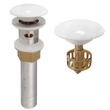 Bathroom Pop Up Drain, Vessel Sink Drain with Removable Stopper and Anti-Clog...