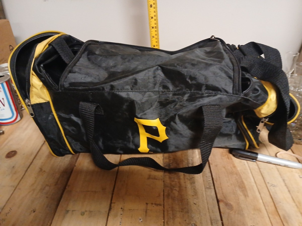 Vintage Pittsburgh Pirates Duffle Bag SGA 90s MLB Baseball Broken