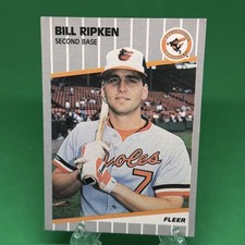 1989 Fleer - Billy Ripken #616 Black Box on Bat Knob