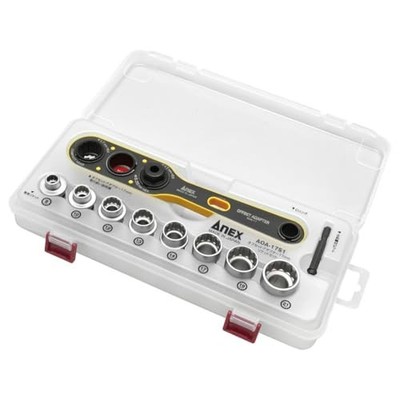 Anex Offset Adapter 17mm Socket Set AOA-17S1