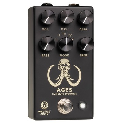 Effektgerät E-Gitarre Walrus Audio Ages Overdrive Black Effektgerät