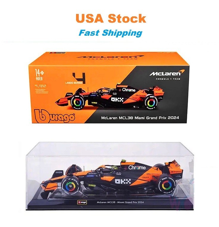 McLaren F1 Team #4 Lando Norris Driver OKX FormulaOne Miami GP