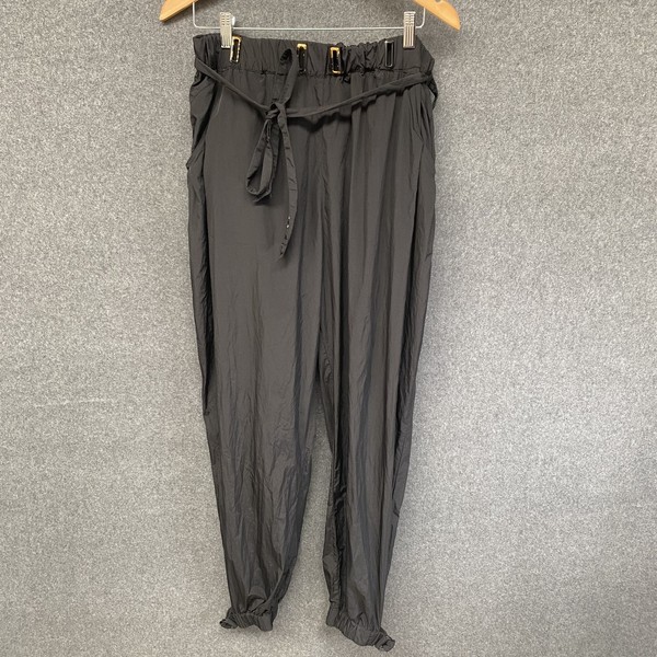Aje Athletica Pants Women's 14 Black Stretch Waist Drawstring Active Lightweight