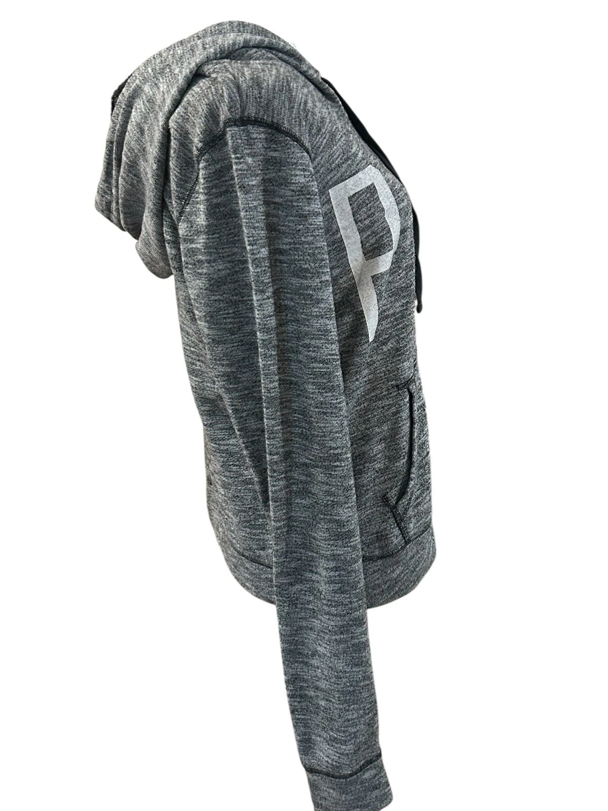 UNDERCOVER Felpa con cappuccio e zip davanti Pink By Victoria Secret taglia M