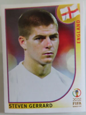 PANINI FOOTBALL COUPE DU MONDE 2002 STEVEN GERRARD STICKER 432 - Photo 1/2