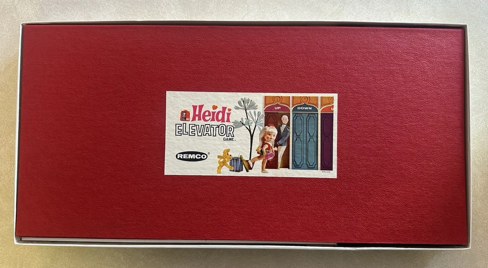 Vintage 1965 Heidi Elevator Game Remco Industries Board Game - Image 2 of 4
