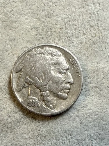 1938-D Denver Mint Buffalo Nickel F Fine Condition Nice Coin See Pics 7843