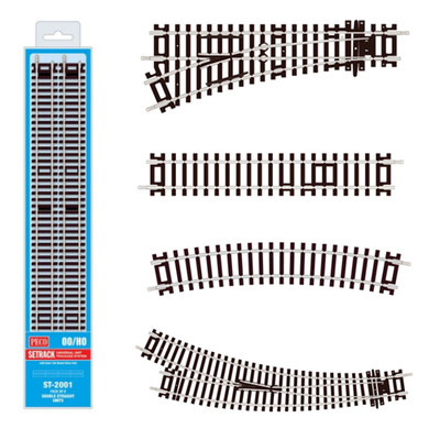 Peco Gleis für Modelleisenbahnen Code 100 Setrack Spur OO