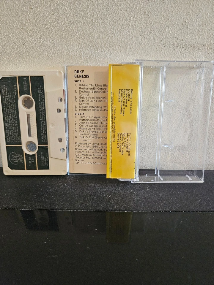 GENESIS Duke 1980 CASSETTE TAPE PHIL COLLINS AUSTRALIAN RELEASE - Image 2 of 4