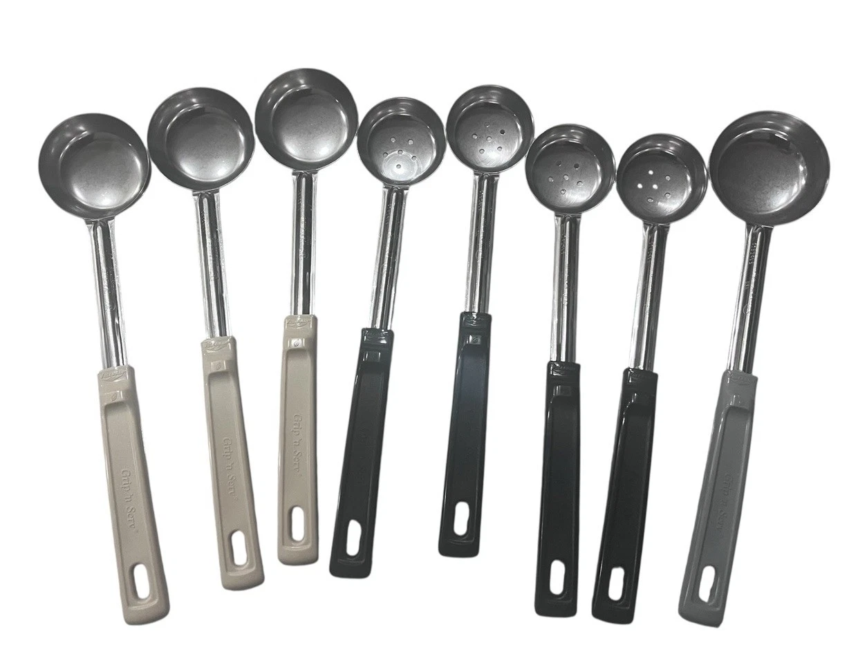 Restaurant Serving Scoops Set of 8 Stainless Steel 2oz & 3oz Ladles New