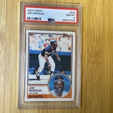 1983 Topps - Joe Morgan #603