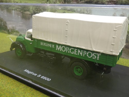 Schuco 1:43 Magirus S 6500 Berliner Morgenpost (JZ) U2648 - Foto 2 di 4
