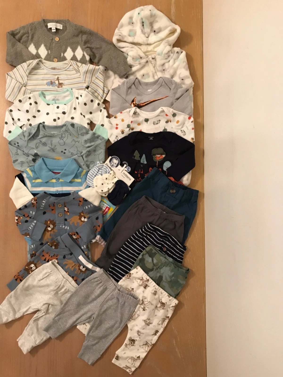 Carter's, Gerber, Others Boys Clothing Lot of 19 (2 New) Size 0-3, 3 Months