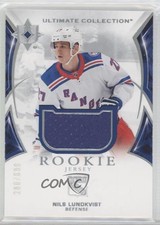 2021 Upper Deck Ultimate Collection Rookies Jersey /699 Nils Lundkvist #108 1j6p