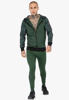 Funktionsleggings Herren Tapout XXL grün/schwarz, schmale Passform,