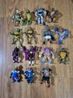 15 Piece BROKEN Vintage Teenage Mutant Ninja Turtles Lot Figures - FOR PARTS