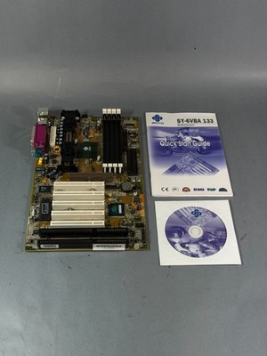 SOYO SY-6VBA133 Motherboard W/ Manuals - No i/o