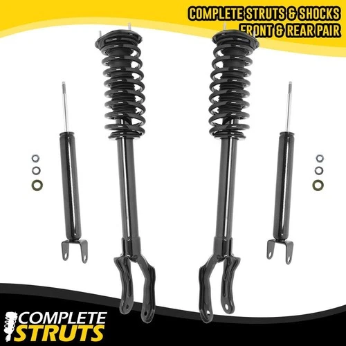 2011-2015 Jeep Grand Cherokee V6 Front Complete Struts & Rear Shock Absorbers