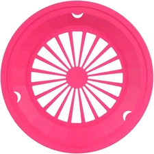 Sturdy Vented Paper Plate Holder - 4 Pack (Pink)
