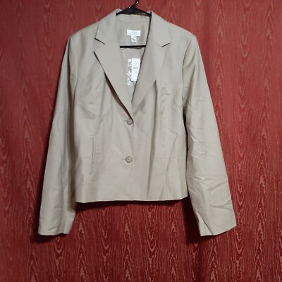 LOFT ANN TAYLOR DINNER BLAZER/JACKET WOMEN'S SIZE 16 99% WOOL NWT 