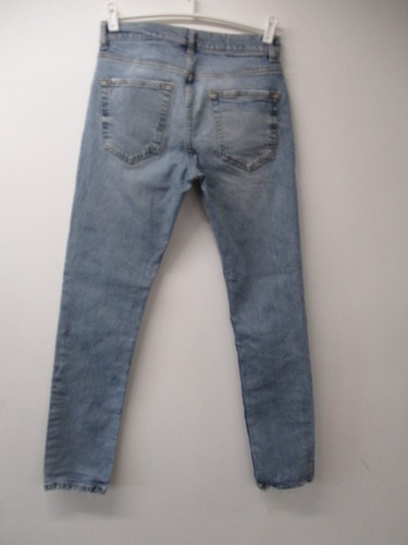 Ladies Jeans, Zara, Stretch Cotton, Button Fly, Blue, L29, UK 10 - Picture 6 of 12