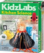 Kidz Labs Kitchen Science 6 Experiment Kit Children Educational 4M New Sealed