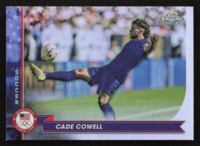 2024 Topps Chrome US Olympic #108 Cade Cowell Base Refractor
