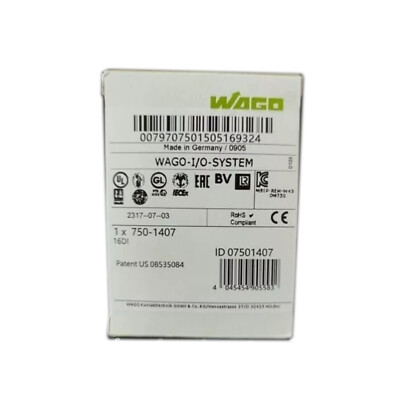 One New WAGO 750-1407 PLC Module In Box