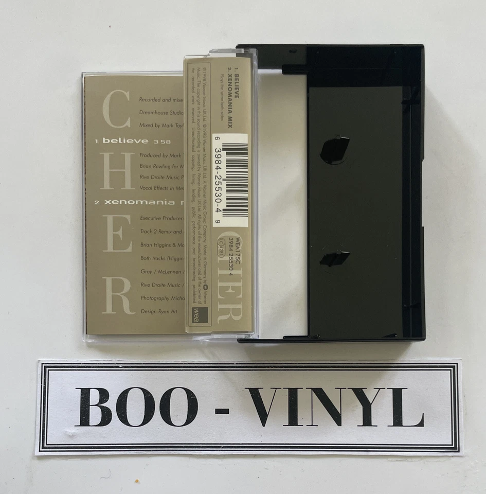 Cher - Believe Cassette Tape 90s house disco Ex / Ex Condition - Image 3 of 4