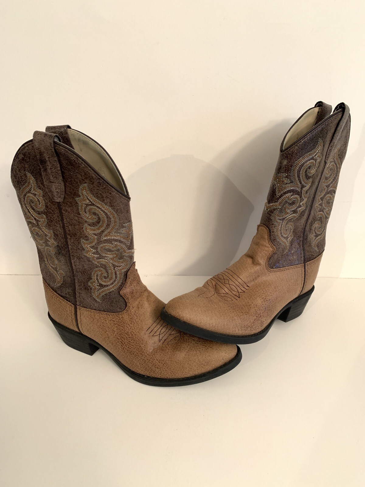 Old West Kids Boots Boys Size 3.0 NICE 