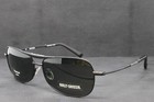 Harley Davidson sunglasses Men's Metal Aviator Polarized Black 58mm HDX834 BLK