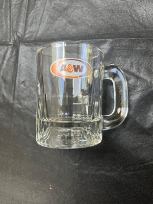 Vintage A&W glass mini mug root beer float