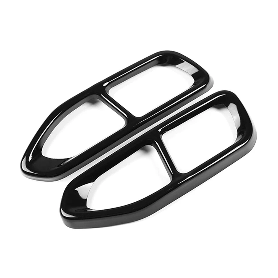 2x Tail Muffler Exhaust Pipe Output Cover Trim Fits BMW 7 Series G11 G12 2016-18 - image 4 of 4