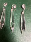 3-  3 1/2   ANTIQUE STYLE CRYSTALS  Prisms  CHANDELIER  Prisms — photo 3