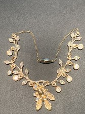 DISNEY Beauty And The Beast Necklace Belle Girls Princess Jewelry Signed