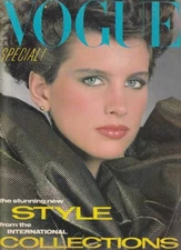 VOGUE UK 1982 LISE BRAND ANDIE MACDOWELL PHOEBE CATES KELLI WINN GERRY NARR FAB