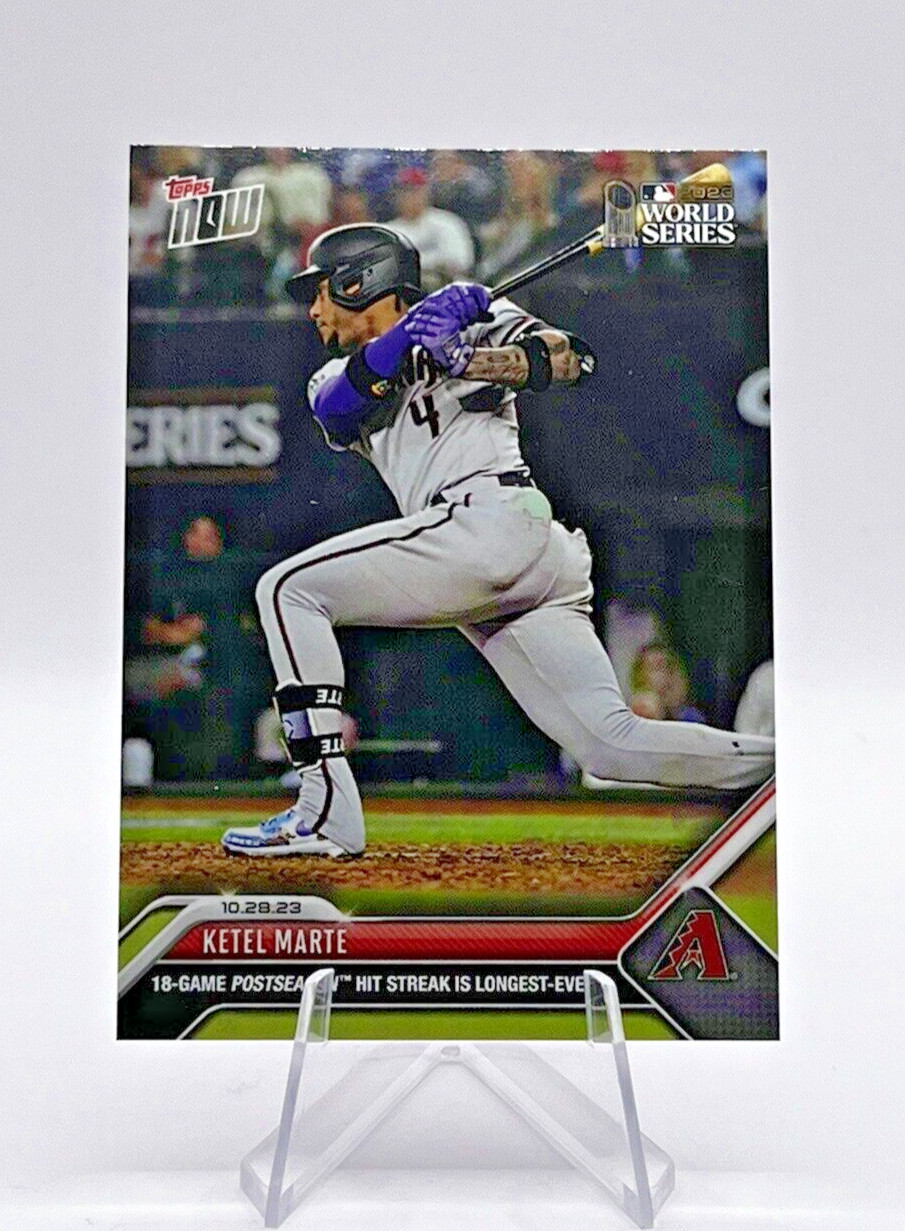 AZ Diamondbacks KETEL MARTE 2023 TOPPS NOW 1055 18 Game Hit Streak