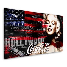 LEINWANDBILD MARILYN MONROE POP ART WAND BILDER KUNSTDRUCK AMERIKA DEKO STAR